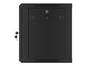 Комуникационен шкаф Lanberg rack cabinet 19' wall-mount 9U/600x450 for self-assembly with metal door  black (flat pack)