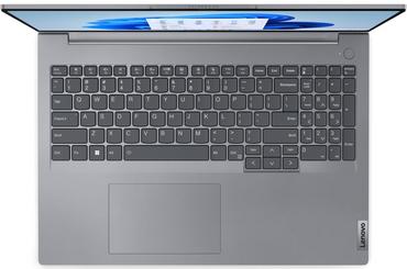 Лаптоп Lenovo ThinkBook 16 G6 AMD Ryzen 7 7730U (2.0GHz up to 4.5GHz,16MB), 32GB (16+16) DDR5 3200MHz, 1TB SSD, 16' WUXGA (1920x1200) IPS AG, AMD Radeon Graphics, 1080p&IR Cam, WLAN, BT, Backlit KB, FPR, Arctic Grey, DOS, 3Y