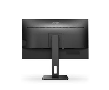 Монитор AOC 24P2QM, 23.8' VA WLED, 1920x1080@75Hz, 4ms GtG, 300cd m/2, 3000:1, 50M:1 DCR, Adaptive Sync, Low Blue Light, FlickerFree, 2Wx2, Tilt, Height Adjust, Pivot, Swivel, D-SUB, DVI, HDMI, DP, USB hub