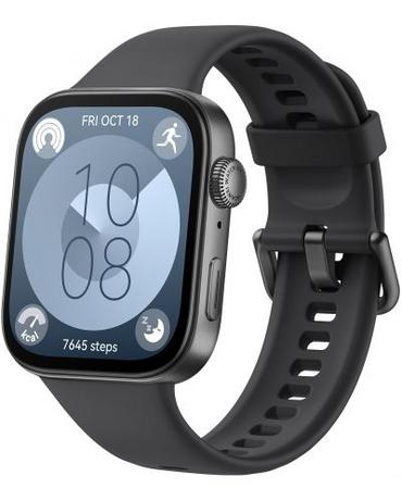 Часовник Huawei Watch Fit 3 Midnight Black, Solo-B09S, 1.82' AMOLED, 480x408, SPO2, BT5.0, 5ATM, 400mAh