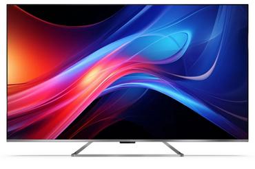 Телевизор Sharp 65GP7265E, 65' QLED Google TV, 4K Ultra HD 3840x2160 Frameless, AQUOS, DVB-T/T2/C/S/S2, Active Motion 1200, HDR10, Dolby Atmos, Dolby Vision, Google Assistant, HARMAN/KARDON, Chromecast Built-in, Aluminium, USB, Wi-Fi, Bluetooth, LAN, Sola