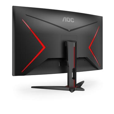 Монитор AOC C32G2ZE/BK, 31.5' Curved 1500R, VA, WLED, 1920x1080@240Hz, 4ms GtG, 1ms MPRT, 300cd/m2, 4000:1, DCR 80M:1, FreeSync, FlickerFree, Low Blue Light, Tilt, 2xHDMI, DP