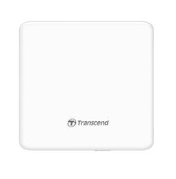 Оптично устройство Transcend 8X DVD, Slim Type, USB (White), 13.9mm Thickness