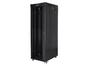 Комуникационен шкаф Lanberg rack cabinet 19' free-standing 42U/800x1000 (flat pack) with glass door lcd black v2