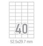 Самозалепващи етикети 52.5x29.7 40 бр.