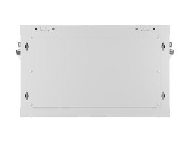 Комуникационен шкаф Lanberg rack cabinet 19' wall-mount 6U/600x450 with perforated door grey (flat pack)