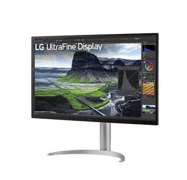 Монитор LG 32UQ850V-W, 31.5'  IPS, 5ms GtG, 2000:1, 400cd/m2, UHD 4K (3840 x 2160), FreeSync, HDR 10, DCI-P3 98%, USB Type-C (PD 90W), USB HUB, HDMI, DisplayPort, Height Adjustable, Swivel, Tilt, LG Calibration Studio, Speakers 5W x 2,  Black