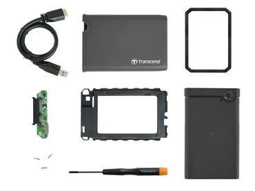 Кутия за твърд диск Transcend 0GB StoreJet2.5' conversion kit, Rubber housing