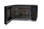 Микровълнова печка Sharp YC-MG252AE-B, Fully Digital, Built-in microwave grill, Grill Power: 1000W, steel/painted grey, 25l, 900 W, Housing Material Microwave-Steel, LED Display Blue, Timer & Clock function, Child lock, Defrost, Cabinet Colour: Black