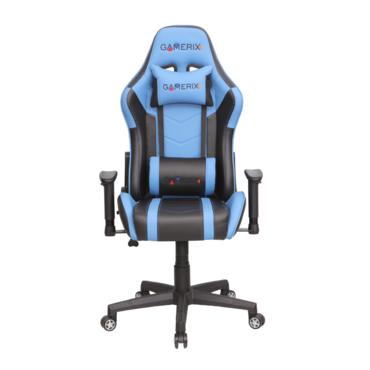 Геймърски стол ТИТАН- снимка отпре, възглавничка, лумбална