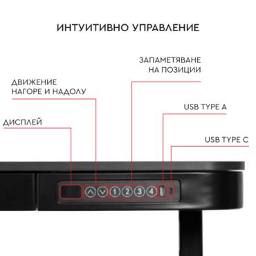 Ергономично бюро КУКУШ 12