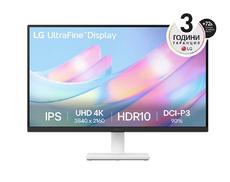 Монитор LG 27US500-W, 27' UHD 4K, IPS Panel Anti-Glare, 5ms, 1000:1, 300cd/m, 3840x2160, DCI-P3 90% t, HDR 10, HDMI, DisplayPort, Dynamic Action Sync, LG Switch, Headphone out, Tilt, Black/White