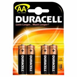 Батерии DURACELL, LR6, АА, 4 бр.