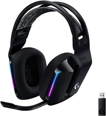 Слушалки Logitech G733 LIGHTSPEED Wireless RGB Gaming Headset - BLACK - 2.4GHZ - N/A - EMEA