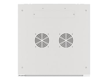 Комуникационен шкаф Lanberg rack cabinet 19' wall-mount 12U/600x600 for self-assembly with metal door grey (flat pack)