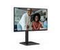 Монитор AOC 24E4U, 23.8' IPS WLED, 1920x1080@120Hz, 4ms GtG, 300cd m/2, 1500:1, 20M:1 DCR, Adaptive Sync, FlickerFree, Anti Blue Light, 2Wx2, Tilt, Height Adjust, Pivot, Swivel, D-SUB, HDMI, USB Hub