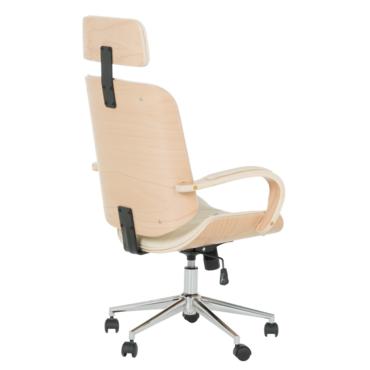 Директорски стол РАДОЙ- снимка отзад, дърво