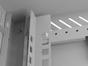 Комуникационен шкаф Lanberg rack cabinet 10' wall-mount 6U/300x300 (flat pack) with glass door grey