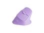 Мишка Natec Vertical Mouse Crake 2 Wireless, 2400DPI Bluetooth 5.2 + 2.4 GHz Pure Lavender