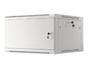 Комуникационен шкаф Lanberg rack cabinet 19' wall-mount 6U/600x600 for self-assembly with metal door grey (flat pack)