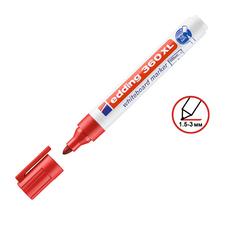 Маркер за бяла дъска Edding E-360XL презареждащ червен с пиктограма 1.5-3.0 мм