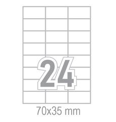 Самозалепващи етикети 70x35 24 бр.