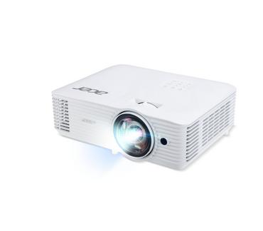 Мултимедиен проектор Acer Projector S1387, DLP, Short Throw, WXGA (1280x800), 4000 ANSI Lumens, 20,000:1 Dynamic Black, HDMI 3D Ready, 2? HDMI (1.4b), DC Out (5V/1A, USB-A), RS232, Speaker 16W, Bluelight Shield, 3.1 kg, 3Y, White