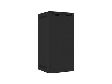 Комуникационен шкаф Lanberg rack cabinet 10' wall-mount 12U/280x310 for self-assembly with metal door black (flat pack)