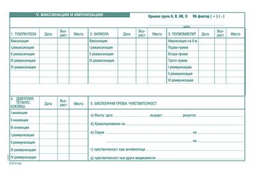 Здравна карта за дете