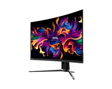 Монитор MSI MAG 321CUP QD-OLED, 31.5', 0.03ms, 165Hz, 3840x2160 (UHD), Curve 1700R, G-Sync Compatible, Oled Care 2.0, DisplayHDR 400 True Black, ClearMR 9000, FW UPDATE, Delta E?2, 1.5M:1, HDMI 2.1, DP 1.4a, TypeC DP w/PD(15W), Heigh Adj., Black, 8kg