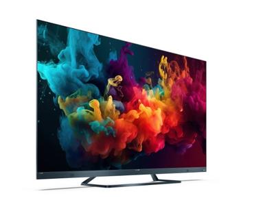 Телевизор Sharp 65FQ5EG, 65' QLED  GOOGLE TV, 4K Ultra HD 144Hz Quantum Dot 3840x2160 Aluminium Slim Frameless, AQUOS AI, DVB-T/T2/C/S/S2, 500 NIT, Active Motion 1400, HARMAN/KARDON, HDR10, Dolby Atmos, Dolby Vision, DTS:X, Google Assistant, HDMI eARC, Mi