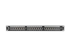 Пач панел Lanberg patch panel 24 port 1U CAT.6 shielded, black