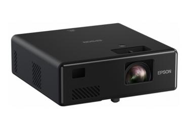 Мултимедиен проектор Epson EF-11, Portable Laser, Full HD (1920 x 1080), 16:9 , 1000 ANSI lumens, 2500000:1, 1xHDMI, Bluetooth, Miracast, 1x2 W, 30-150', 1.2 kg, Black