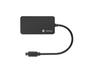 USB хъб Natec usb 3.0 hub silkworm 4-ports black usb-c