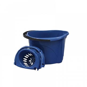 Кофа с цедка 12 л овал- син цвят