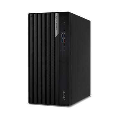 Настолен компютър Acer Veriton, VM4720GT, Intel Core i3-14100 (up to 4.70GHz, 12MB), 1*16GB DDR5 (1 slot free), 512GB SSD M.2, Intel Arc A380 6GB GDDR6, TPM 2.0, GLAN, 500W 80PLUS Platinum, KBD & Mouse USB, No OS, 3Y warranty