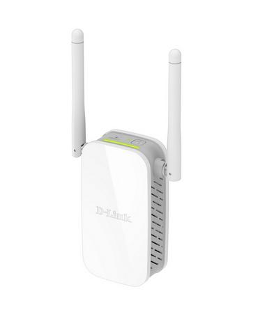 Безжичен усилвател D-Link Wireless Range Extender N300 With 10/100 port and external antenna