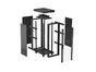 Комуникационен шкаф Lanberg rack cabinet 19' free-standing 32U/600X1000 (FLAT PACK) with glass door LCD black