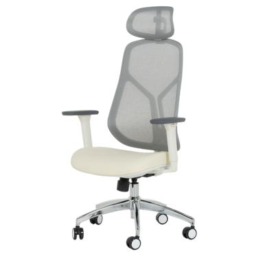 Директорски стол АНГЕЛА- дамаска, еко кожа