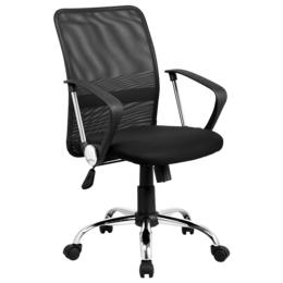 Работен стол КРЕМЕНА- снимка отстрани, меш