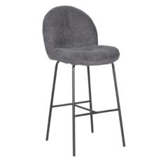 Бар стол РАЛИ- сив цвят дамаска