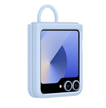 Калъф Samsung Galaxy Flip6 Silicone Case with Ring Blue