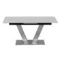 Трапезна маса ДАРИН разтегателна- керамичен плт, сив цвят