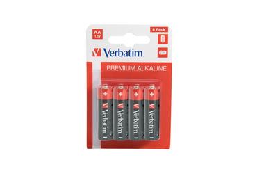 Батерия Verbatim ALKALINE BATTERY AA 8 PACK (HANGCARD)