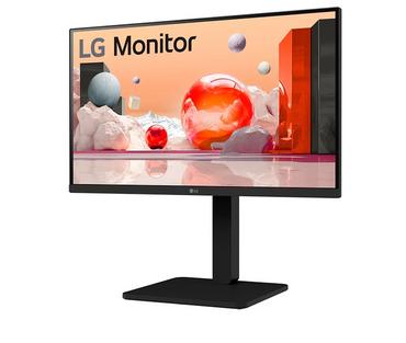 Монитор LG 24BA550-B, 23.8' IPS LED AG, 200cd/m2, Full HD 1920x1080, 100Hz, sRGB 95% , D-Sub, Display Port, HDMI, USB 5 Gbps, Speaker 2W x 2, Tilt, Height, Swivel, Pivot, Reader Mode, LG Switch app, Black