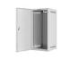 Комуникационен шкаф Lanberg rack cabinet 10' wall-mount 12U/280x310 for self-assembly with metal door grey (flat pack)