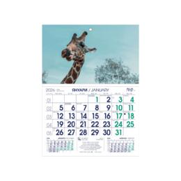 Работен календар РКМ Аванти - синьо и зелено