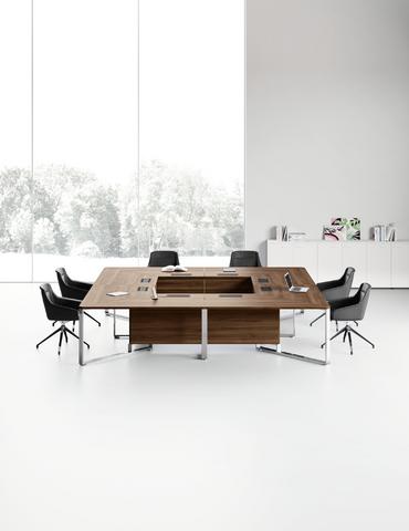 Заседателна маса I-MEET 06- маса с 6 стола