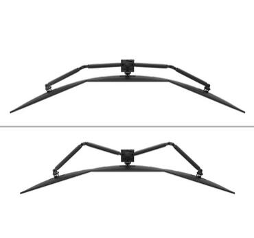 Стойка Neomounts Nero Triple Flat Screen Desk Mount  (phone holder+Quick-fix clamp/grommet)