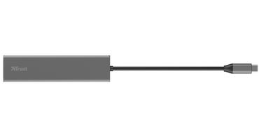USB хъб TRUST Halyx Fast USB-C Hub & Card Reader